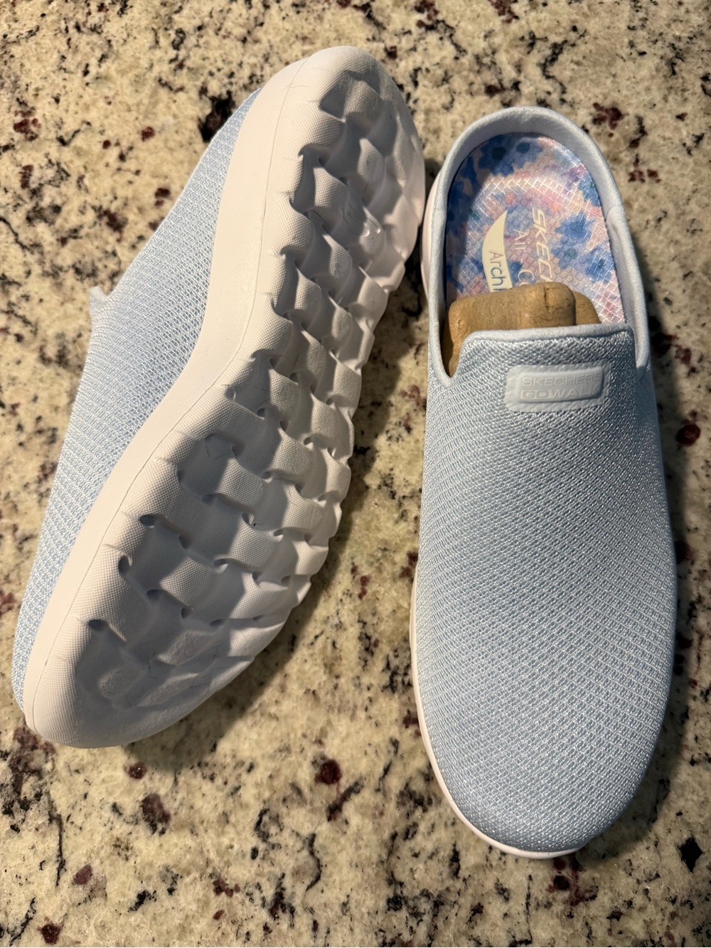 NWT, Skechers GOwalk Light Blue - Women's Size 9